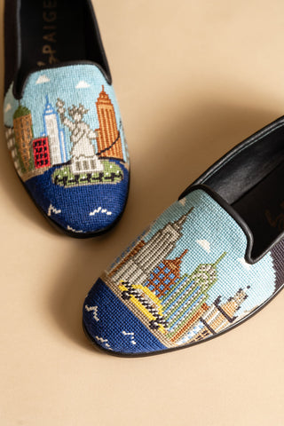 Needlepoint Loafer in I Love New York