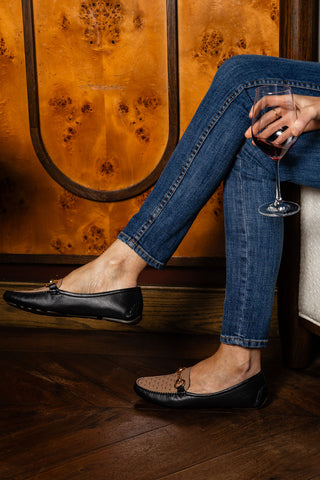 Kim Horsebit Woven Driver Alternate View