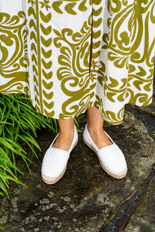 Abigail Quilted Slip on Espadrille Alternate View