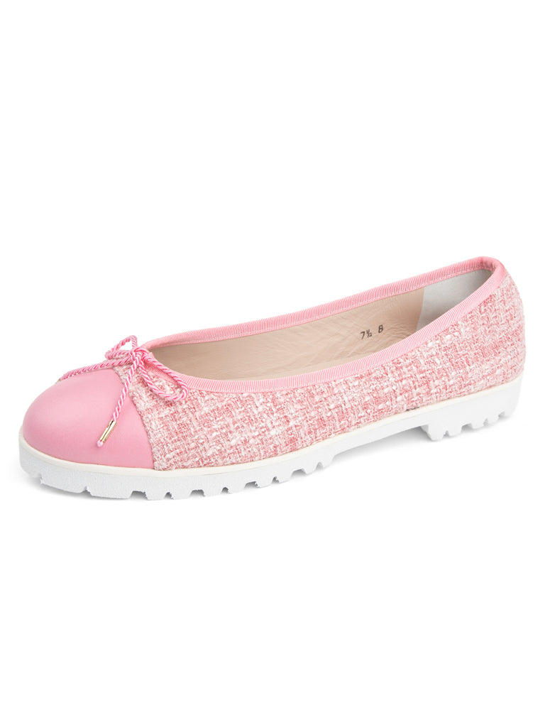 PaulMayer_Womens_PinkTweed_Fla