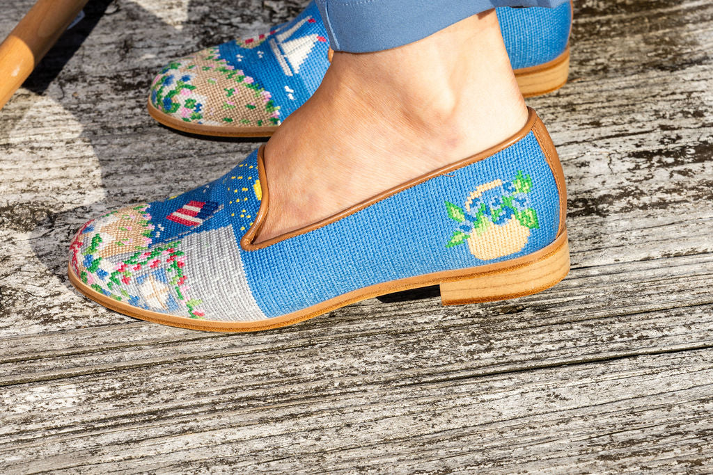 Needlepoint Loafer in Nantucket