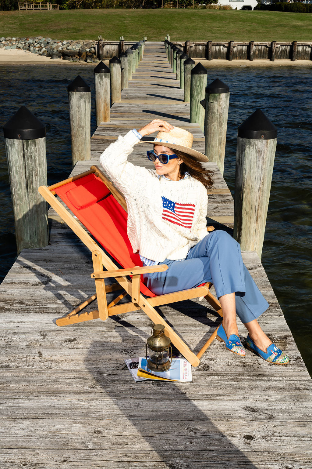 Needlepoint Loafer in Nantucket