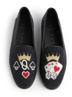 Queen of Cards Needlepoint Loafer
