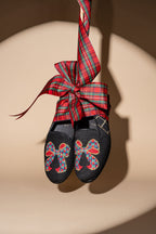 Tartan Bow Needlepoint Loafer
