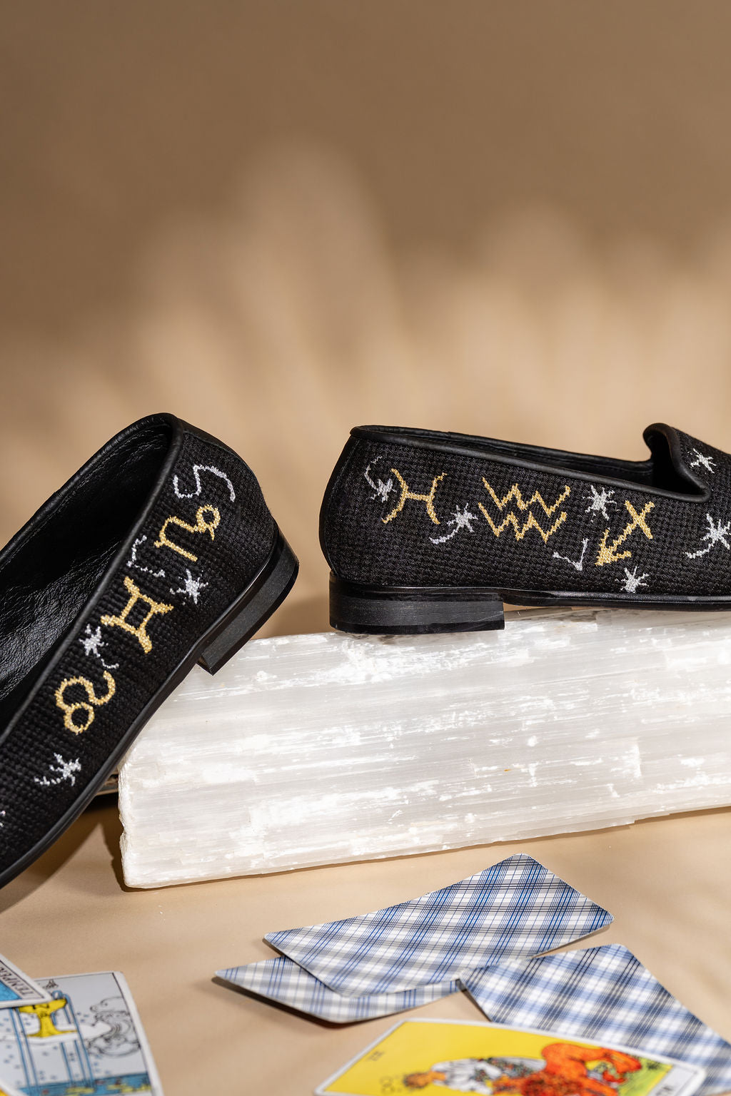 Needlepoint Loafer in Celestial Zodiac