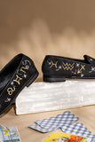 Needlepoint Loafer in Celestial Zodiac