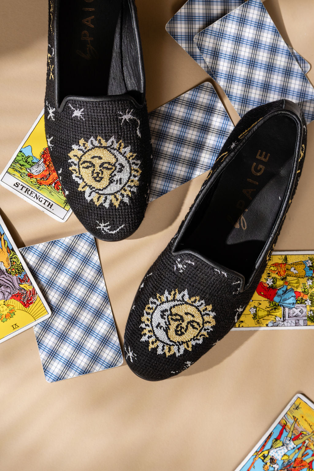 Needlepoint Loafer in Celestial Zodiac