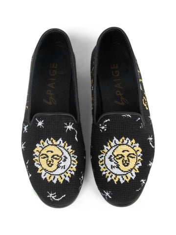 Needlepoint Loafer in Celestial Zodiac