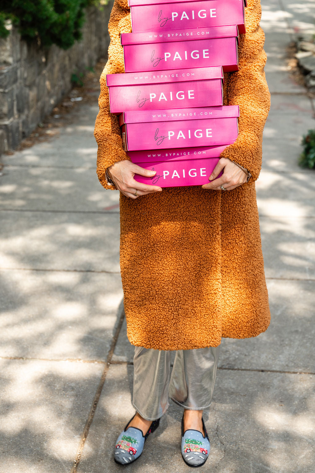 Needlepoint Loafer in Christmas Tree Farm