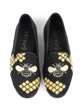 Needlepoint Loafer in Honeycomb Bee