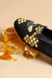 Needlepoint Loafer in Honeycomb Bee