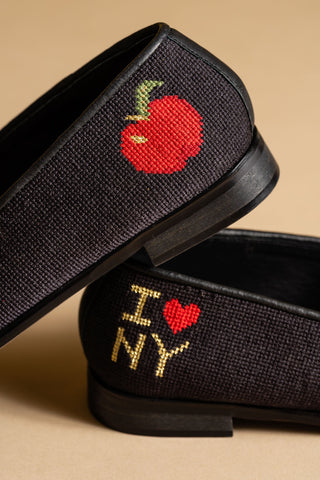 Needlepoint Loafer in I Love New York Alternate View