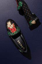 Bells & Stocking Needlepoint Loafer