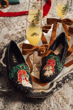 Needlepoint Loafer in Bells and Stocking