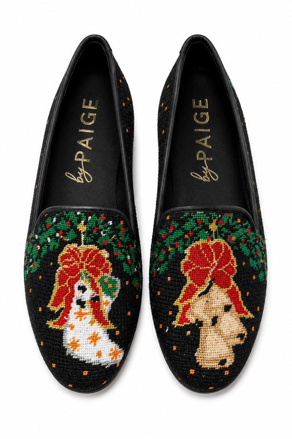 Needlepoint Loafer in Bells and Stocking