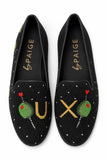 Needlepoint Loafer in Olive You