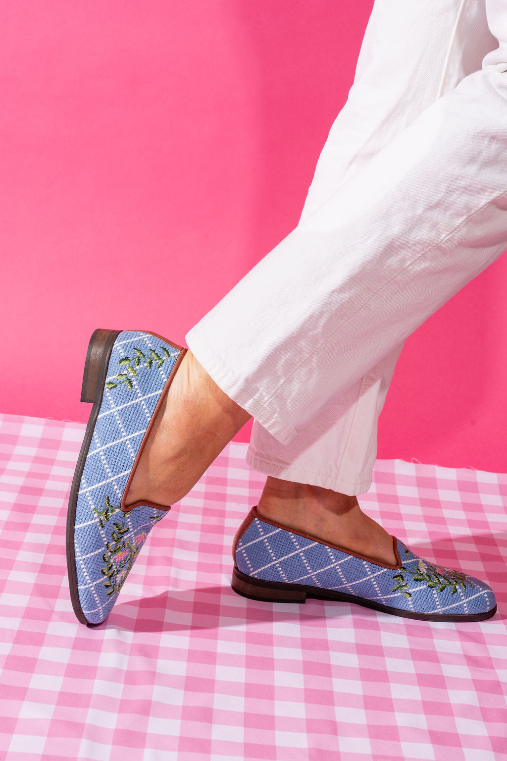 Needlepoint Loafer in Floral