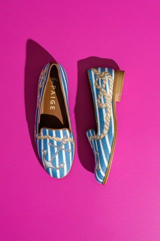 Anchor Needlepoint Loafer