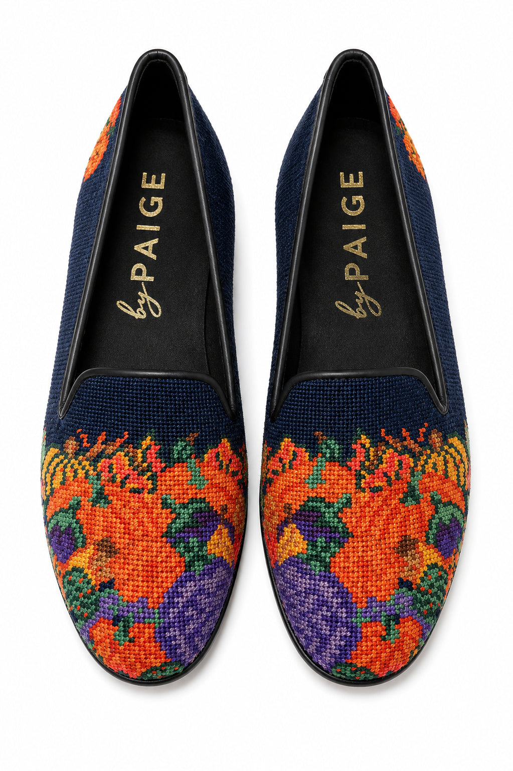 Needlepoint Loafer in Fall Harvest