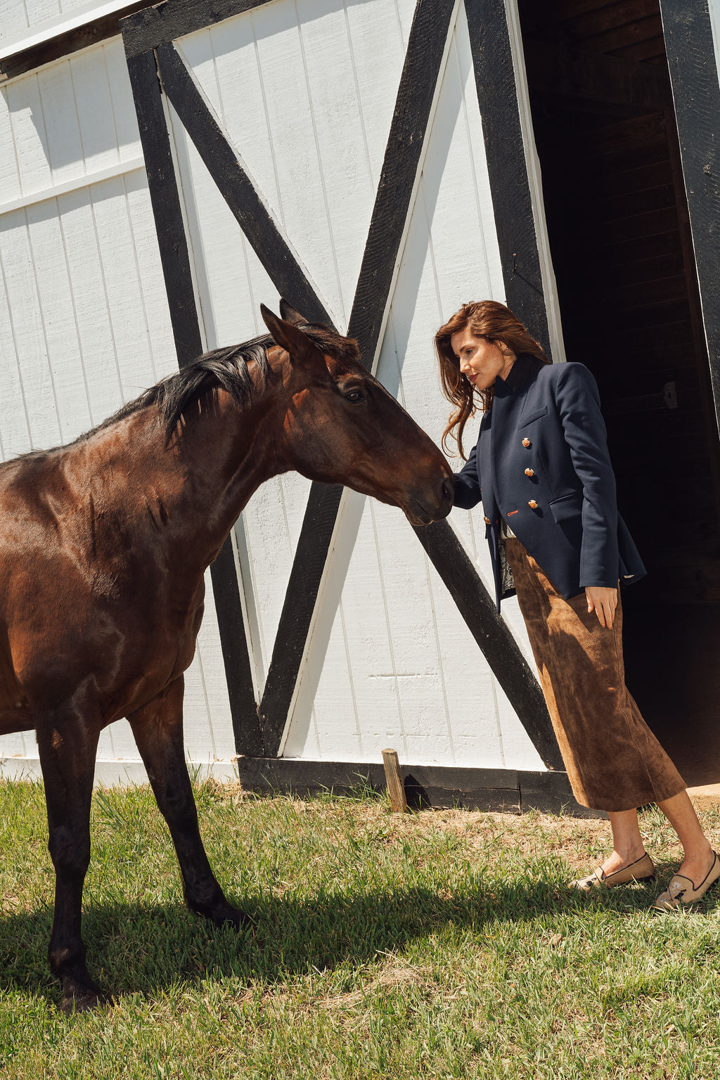 Needlepoint Loafer in Equestrian