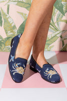 Crab on Navy Color
