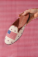 Flag on Tan w/ Dots Color