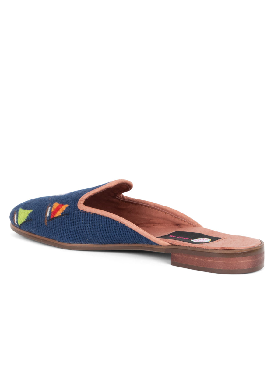Needlepoint Mule
