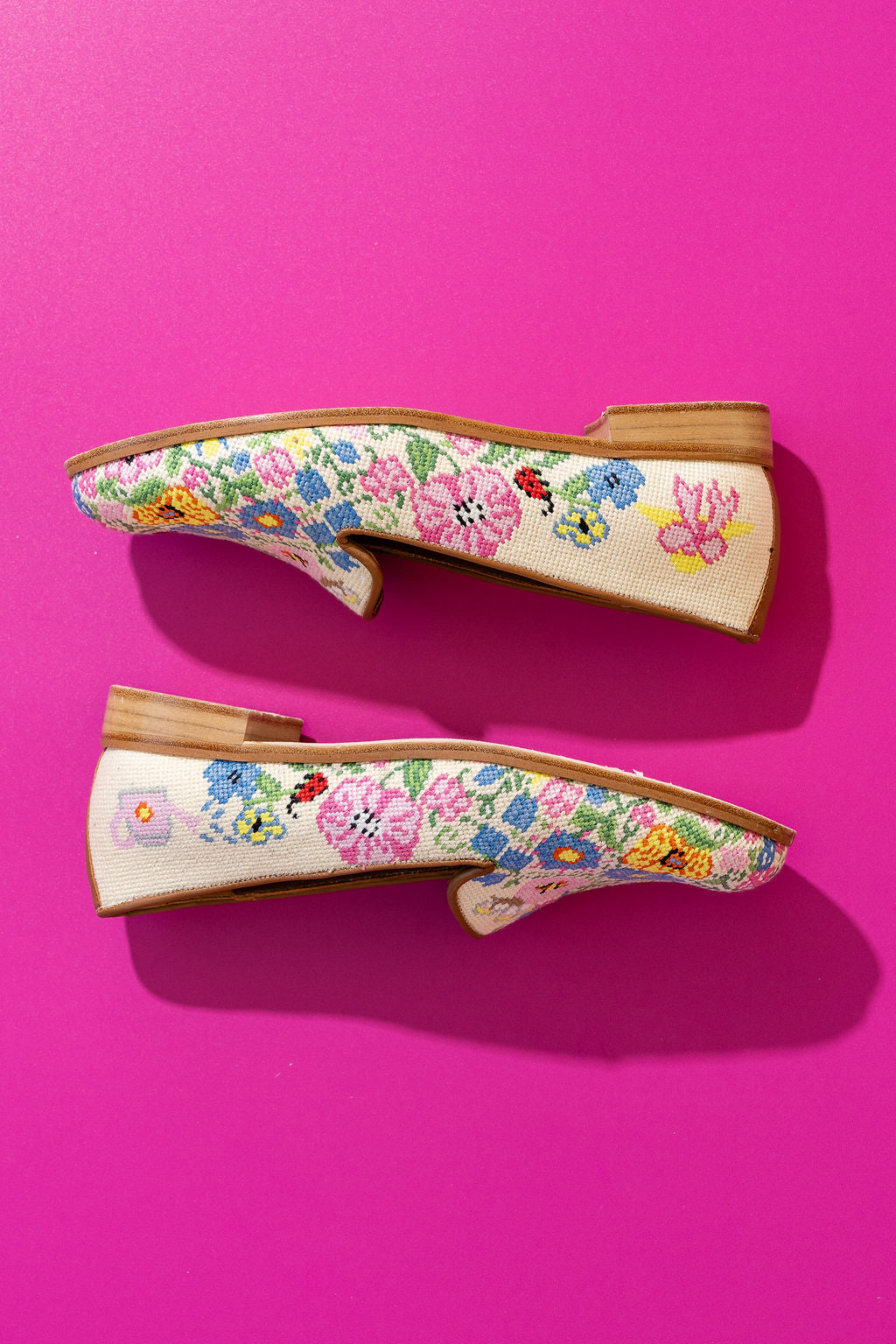 Needlepoint Loafer in Garden Party