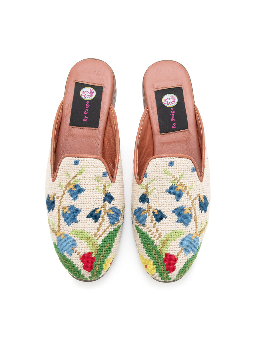 Needlepoint Mule