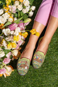 Green Multi Floral