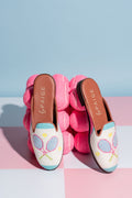 Tennis Needlepoint Mule