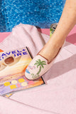 Needlepoint Loafer in Flamingo & Palm Tree