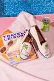 Needlepoint Loafer in Flamingo & Palm Tree