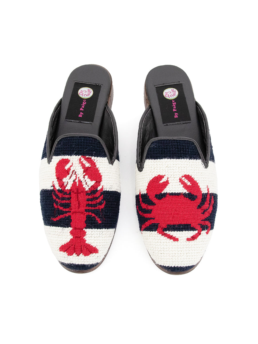 Needlepoint Mule