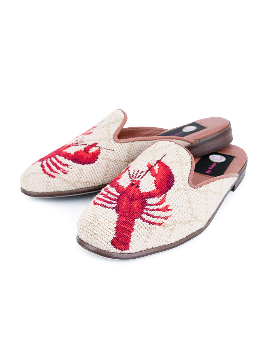 Needlepoint Mule