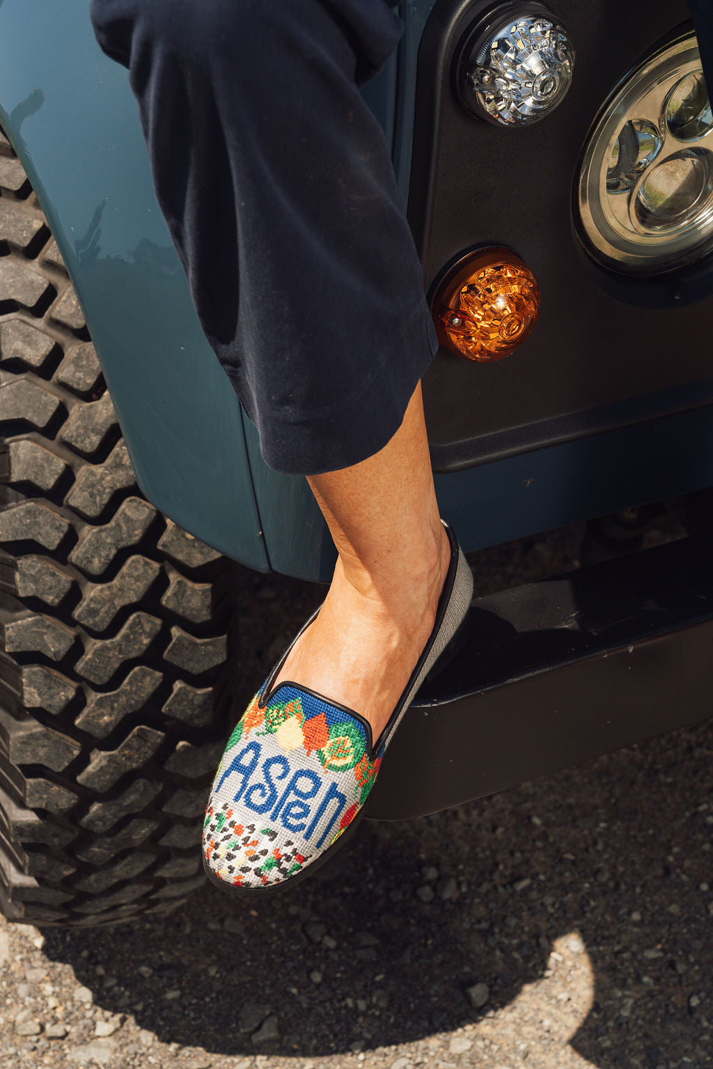 Needlepoint Loafer in Aspen