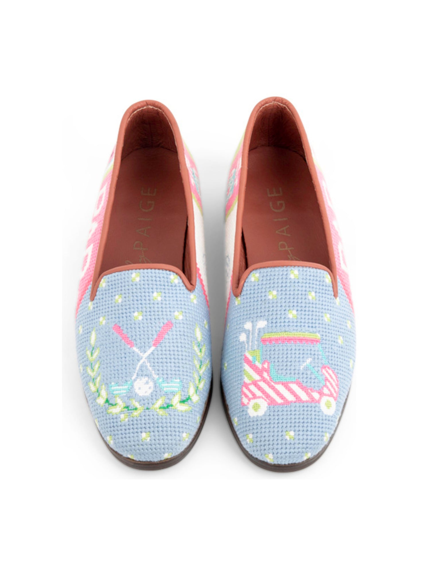 Needlepoint Loafer in Golf