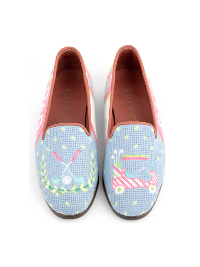 Needlepoint Loafer in Golf