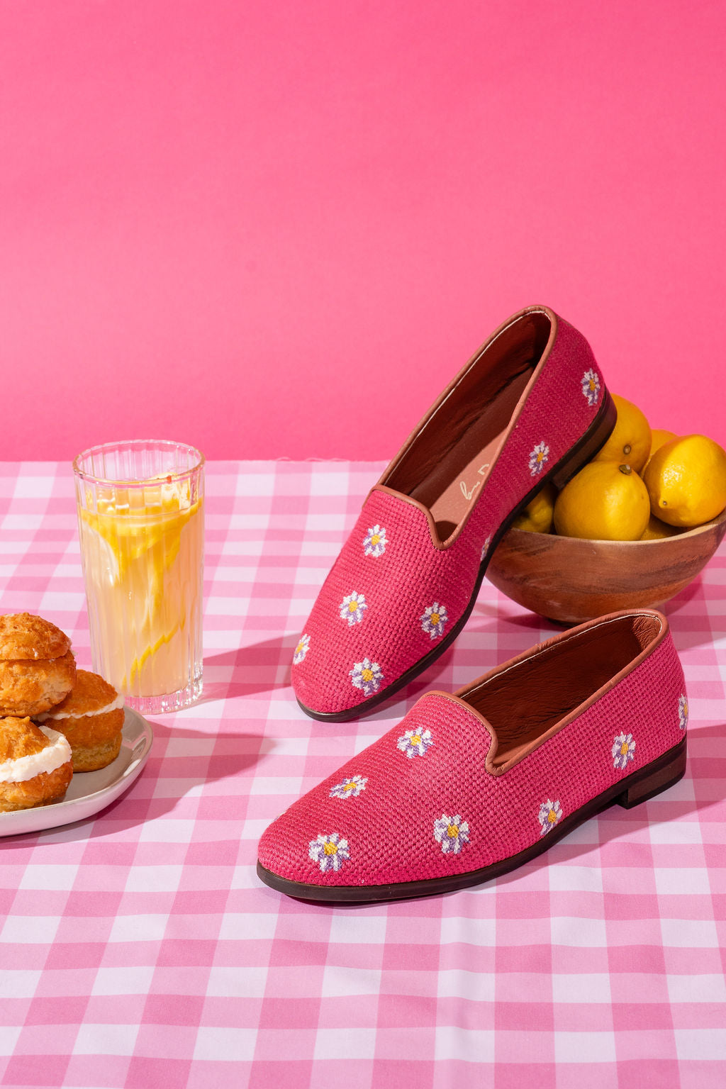 Daisies Needlepoint Loafer