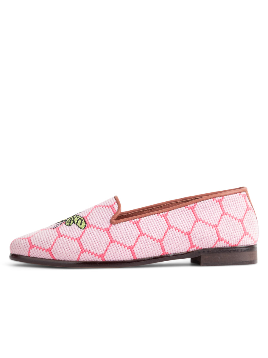 Needlepoint Loafer in Honeycomb