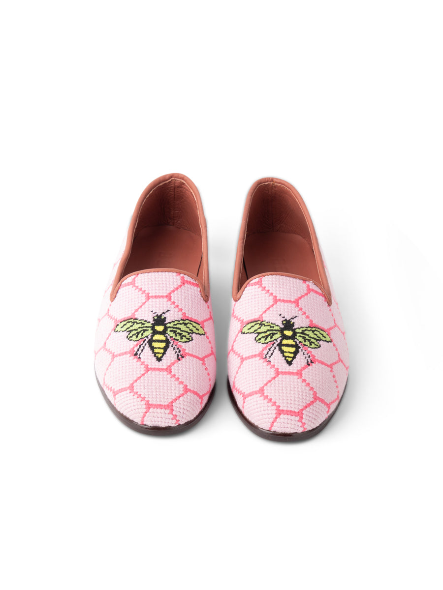 Needlepoint Loafer in Honeycomb