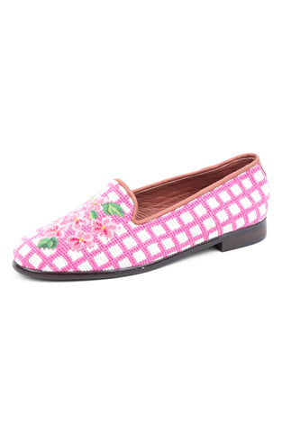 Hydrangea Needlepoint Loafer