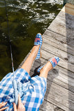 Needlepoint Loafer in Preppy Flag