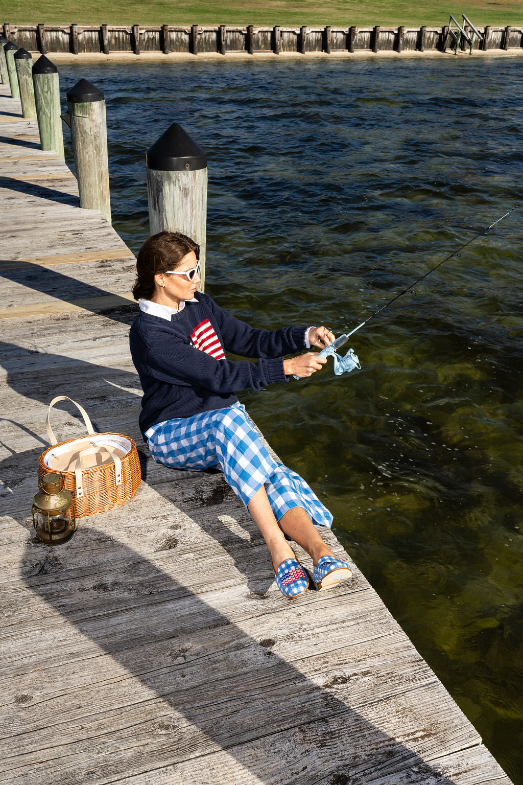 Needlepoint Loafer in Preppy Flag