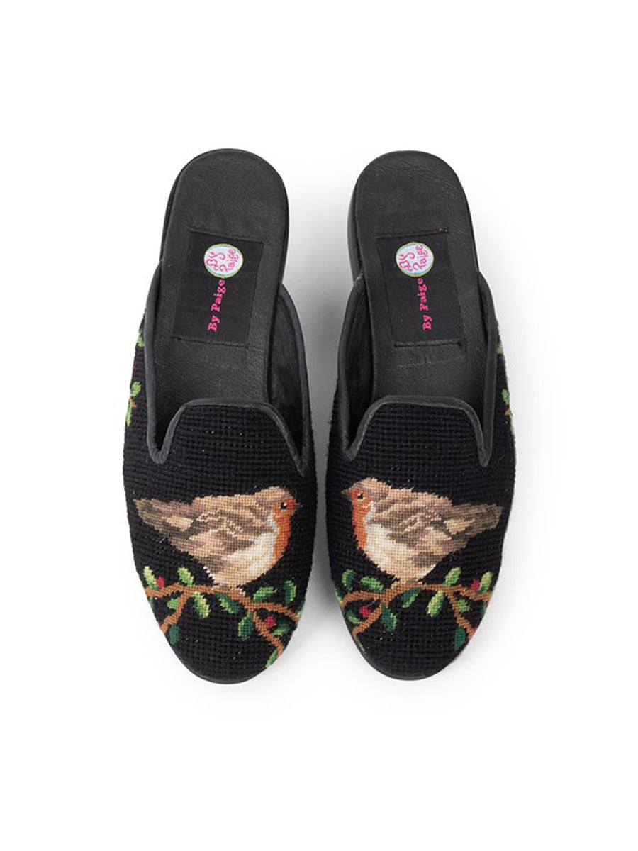 Needlepoint Mule