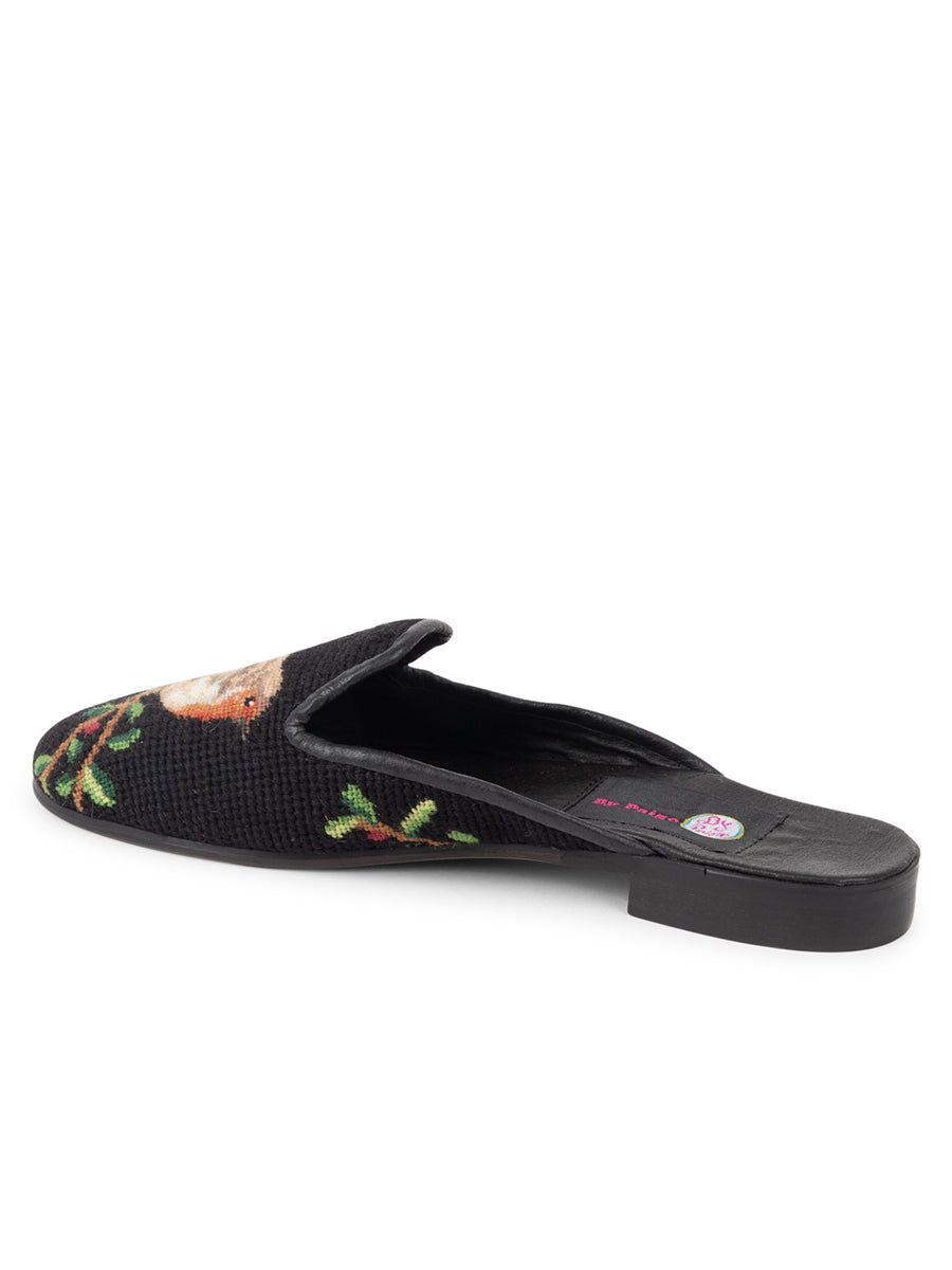 Needlepoint Mule