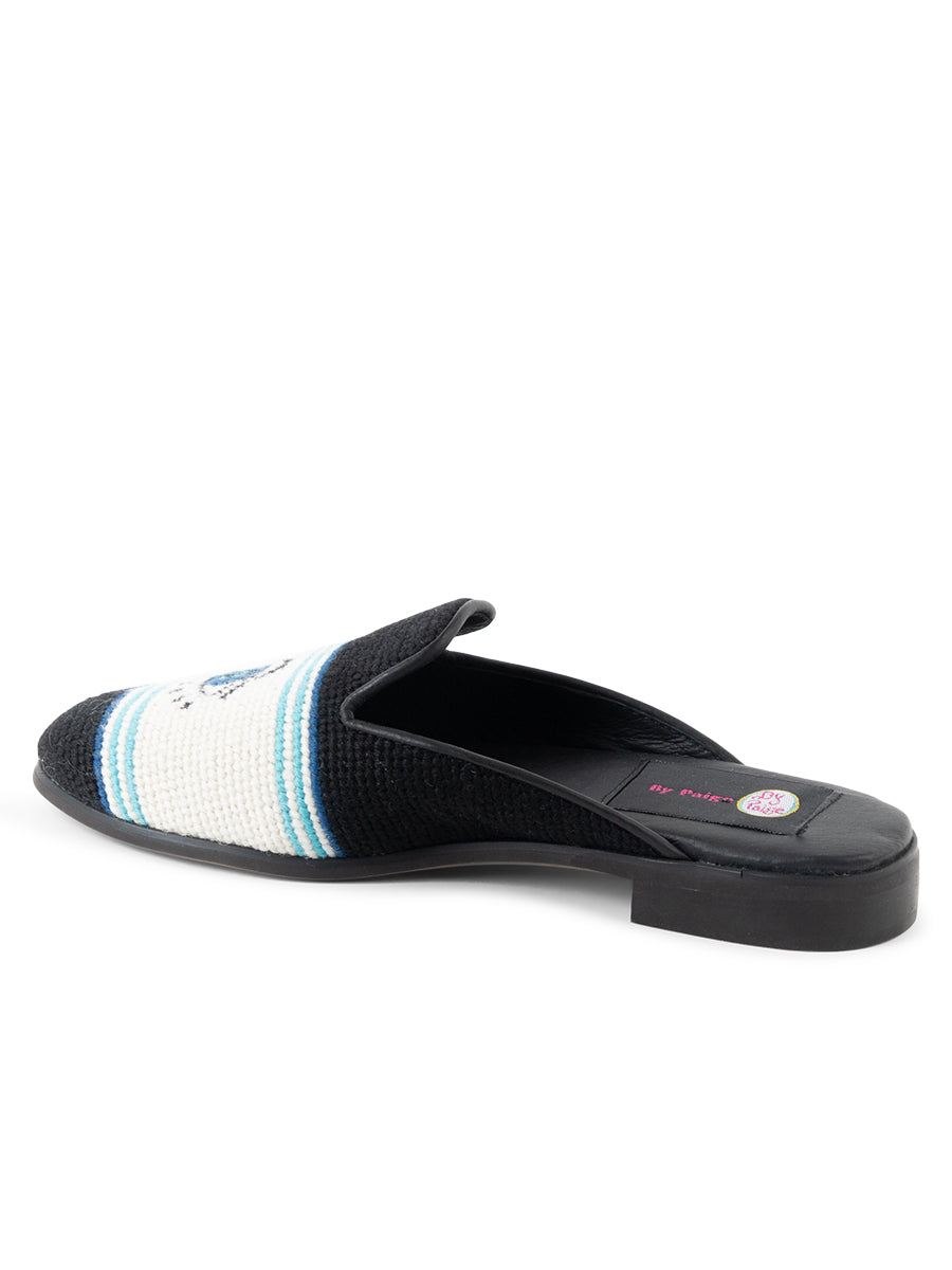 Needlepoint Mule