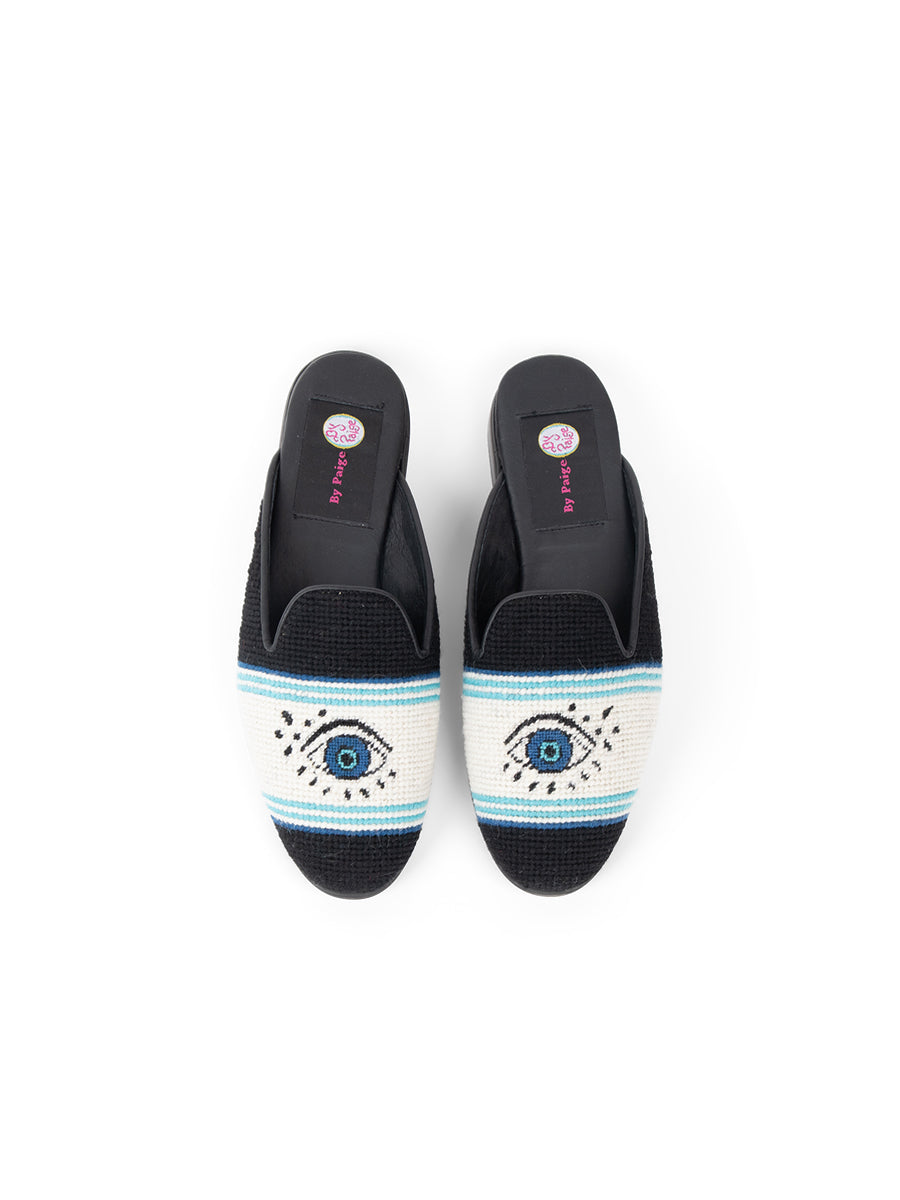 Needlepoint Mule
