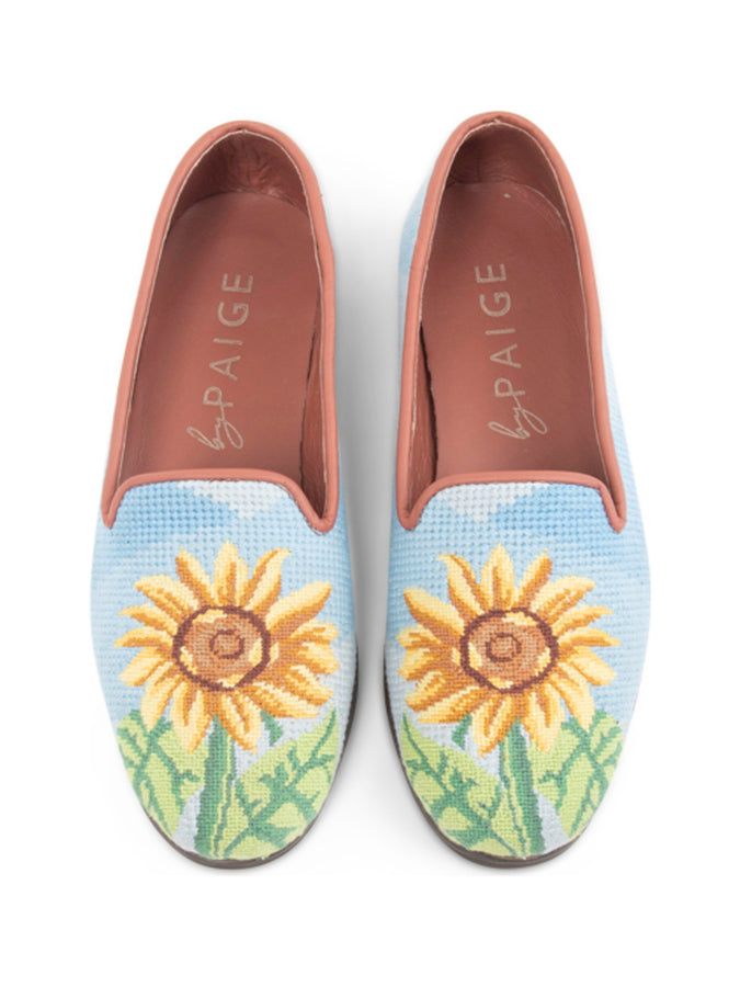 Needlepoint Loafer in Sunflower