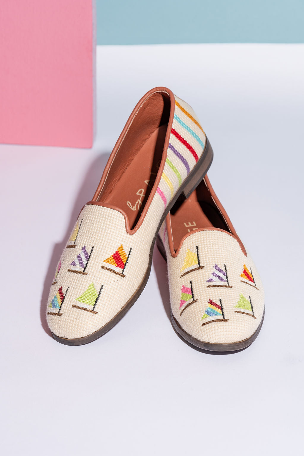 Needlepoint Loafer in Fleet